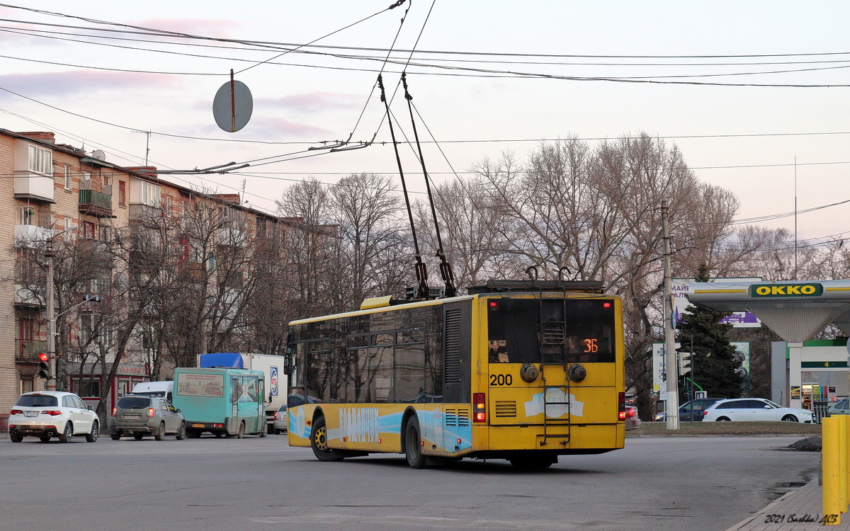 Кременчуг, ЛАЗ E183D1 № 200