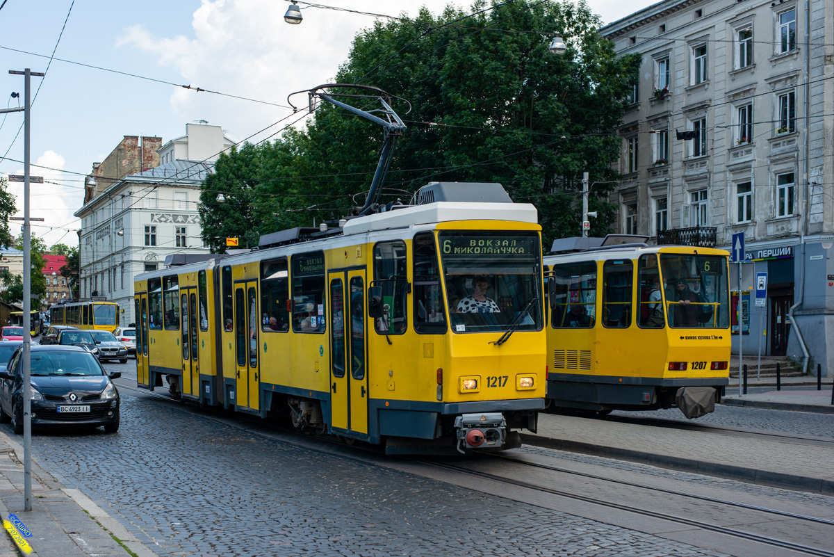 Львов, Tatra KT4DM № 1217