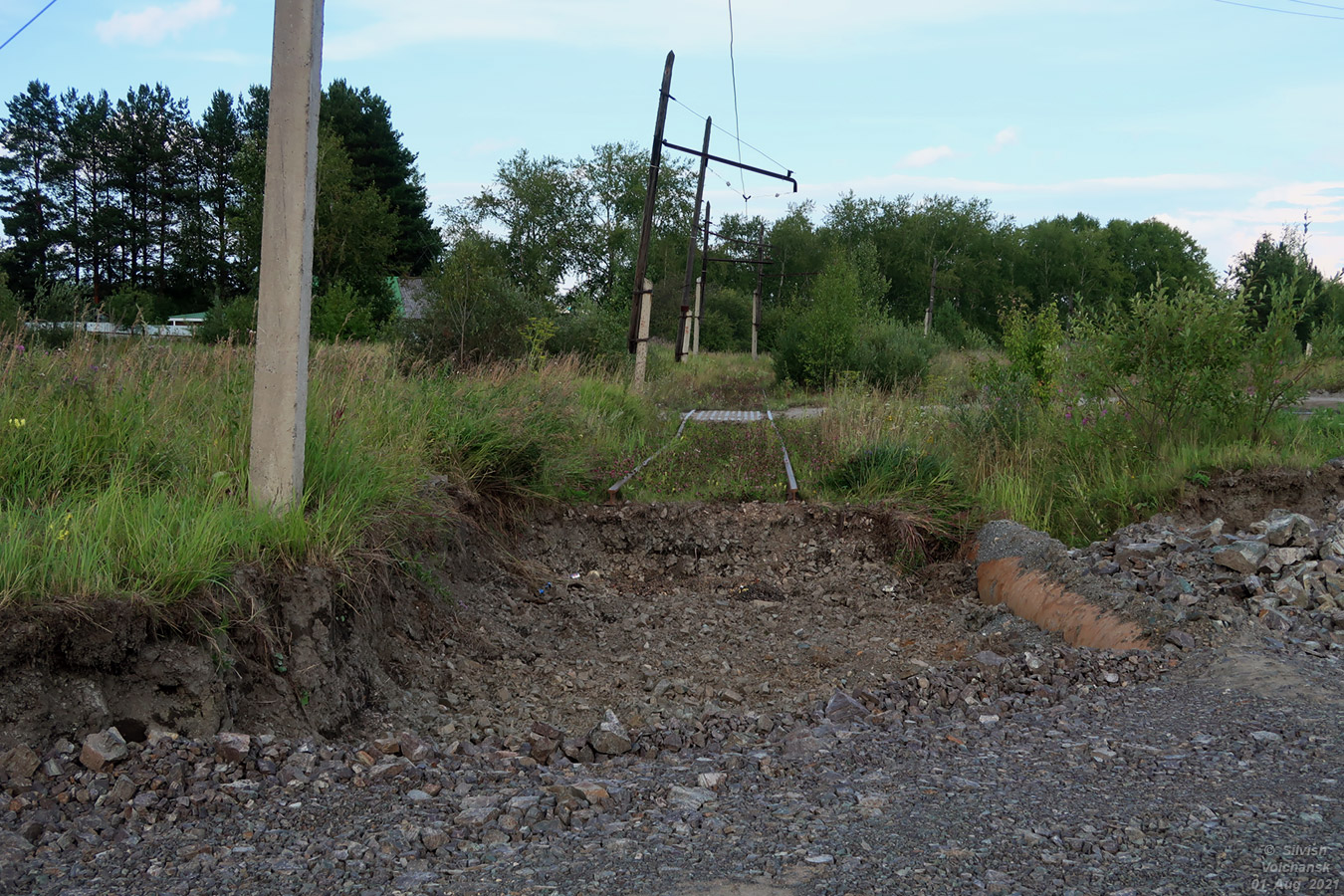 Volchansk — Track repairs