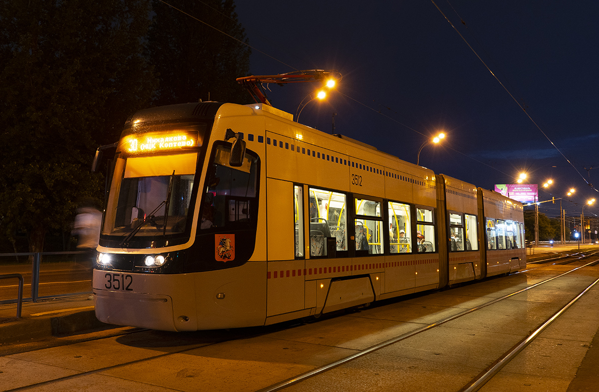 Москва, 71-414 (Pesa Fokstrot) № 3512