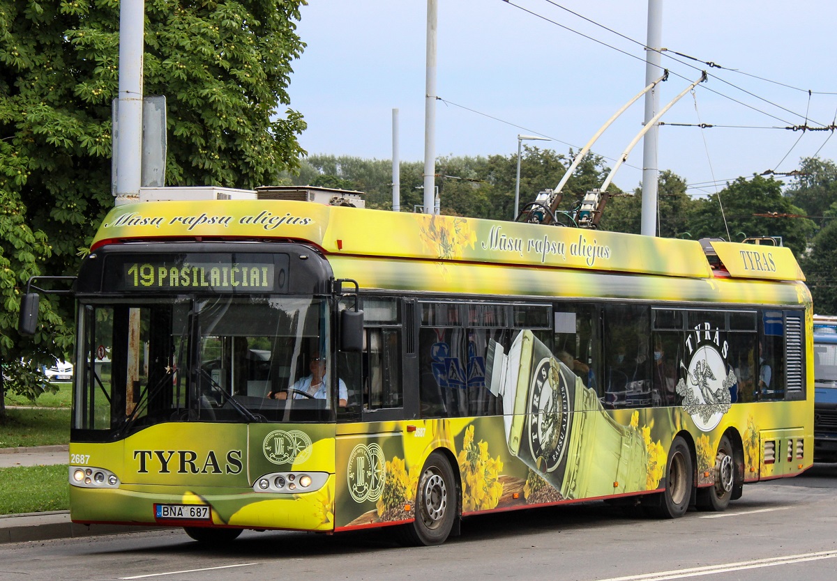 Vilnius, Solaris Trollino II 15 AC № 2687