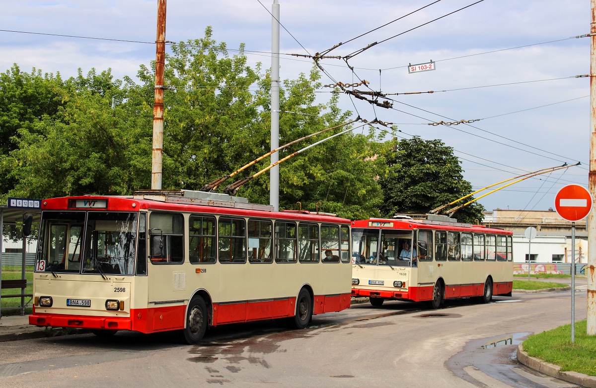 Вильнюс, Škoda 14Tr13/6 № 2598