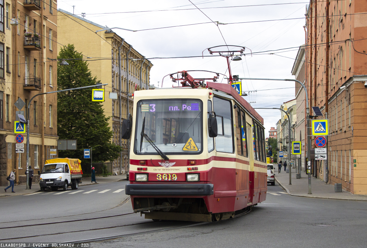 Санкт-Петербург, ТС-77 № 3619