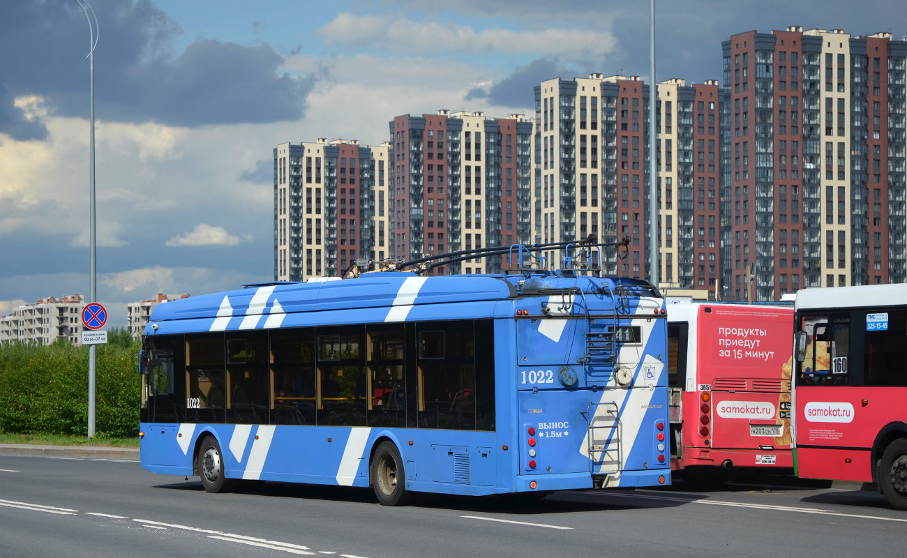 Санкт-Петербург, Тролза-5265.08 «Мегаполис» № 1022