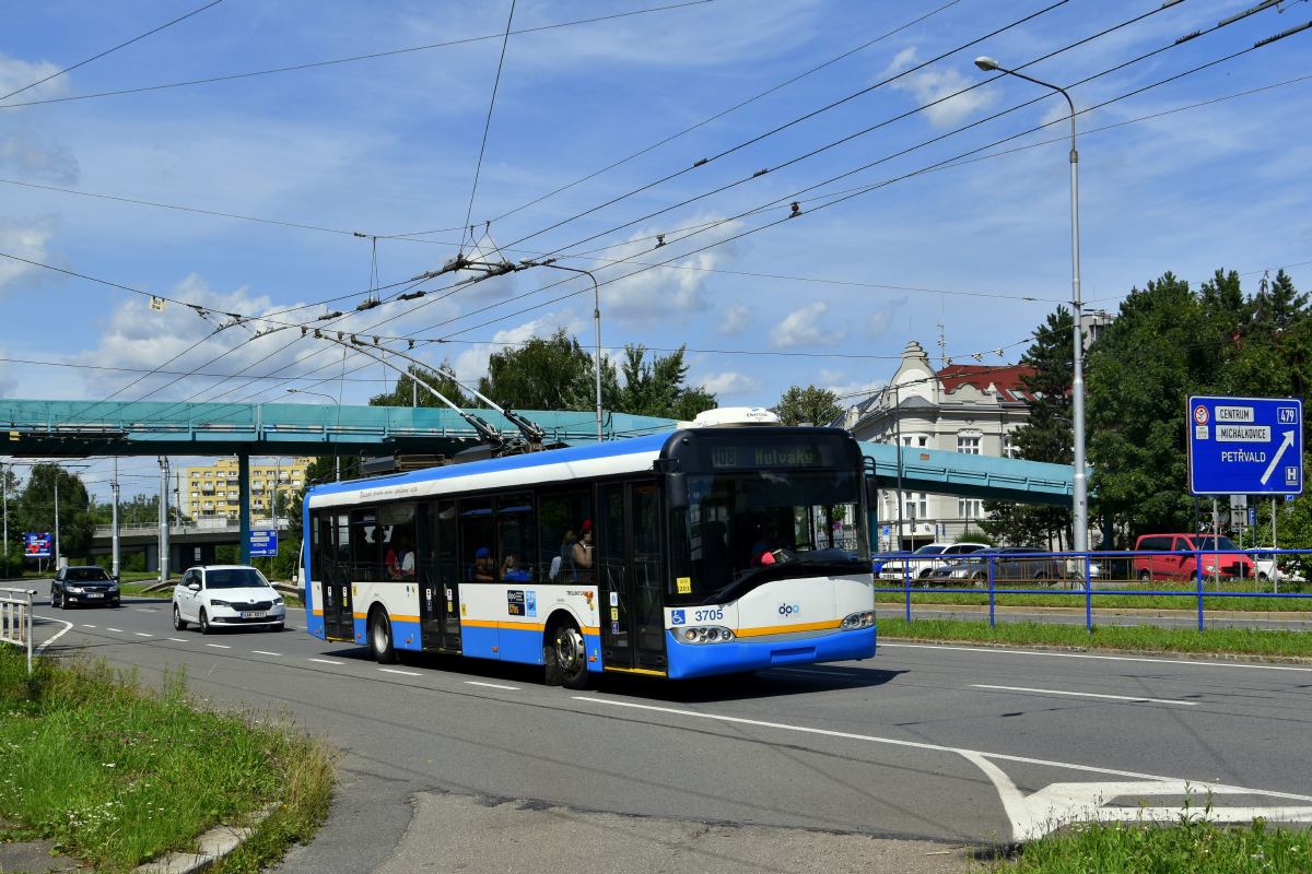 Острава, Solaris Trollino II 12 AC № 3705