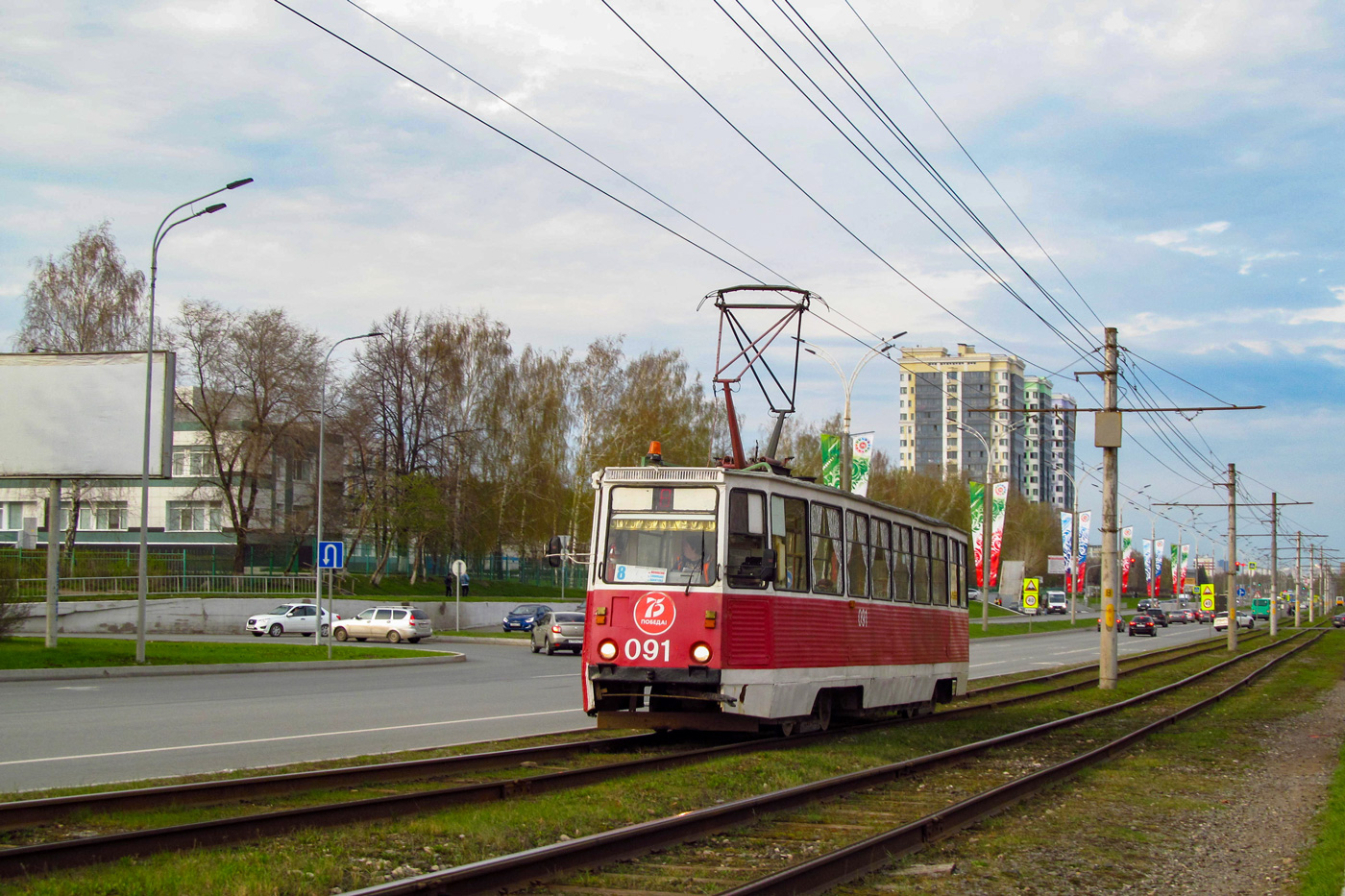 Набярэжныя Чалны, 71-605 (КТМ-5М3) № 091