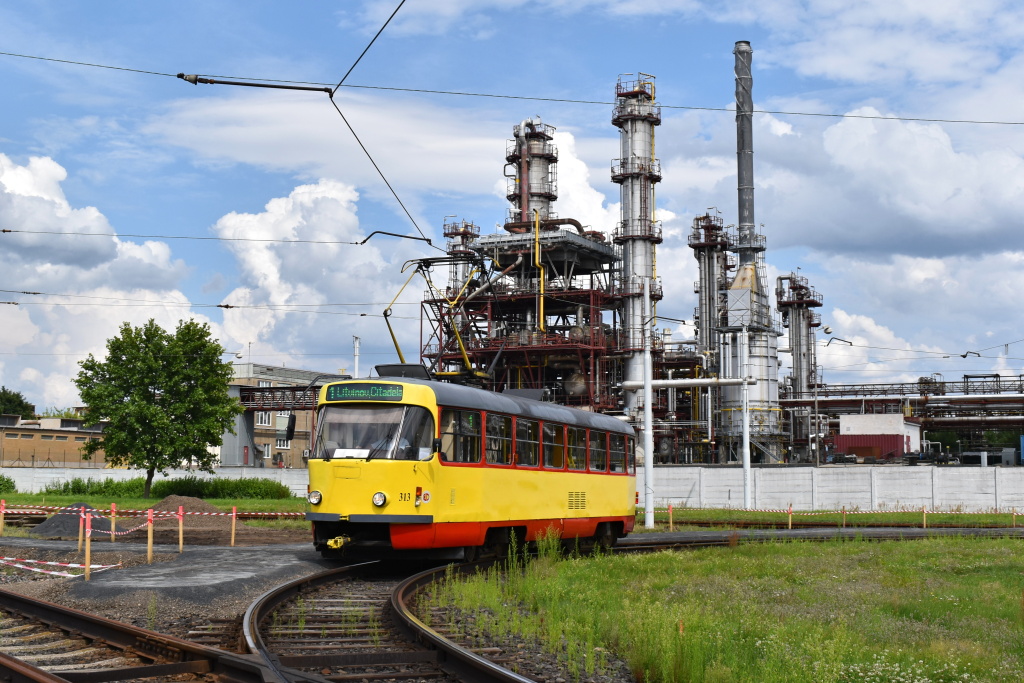 Мост ― Литвинов, Tatra T3M.3 № 313