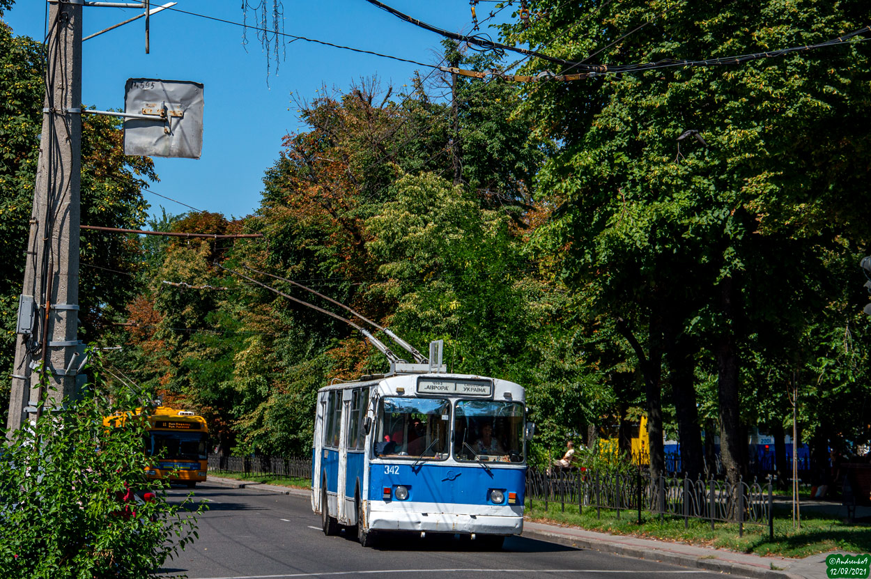Черкассы, ЗиУ-682В-012 [В0А] № 342