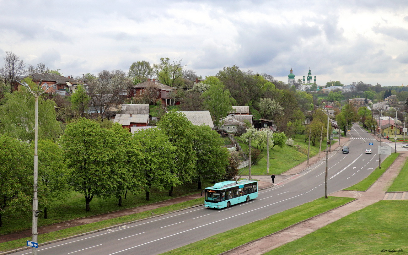 Chernihiv, Etalon T12110 “Barvinok” Br. 502; Chernihiv — Trolleybus lines