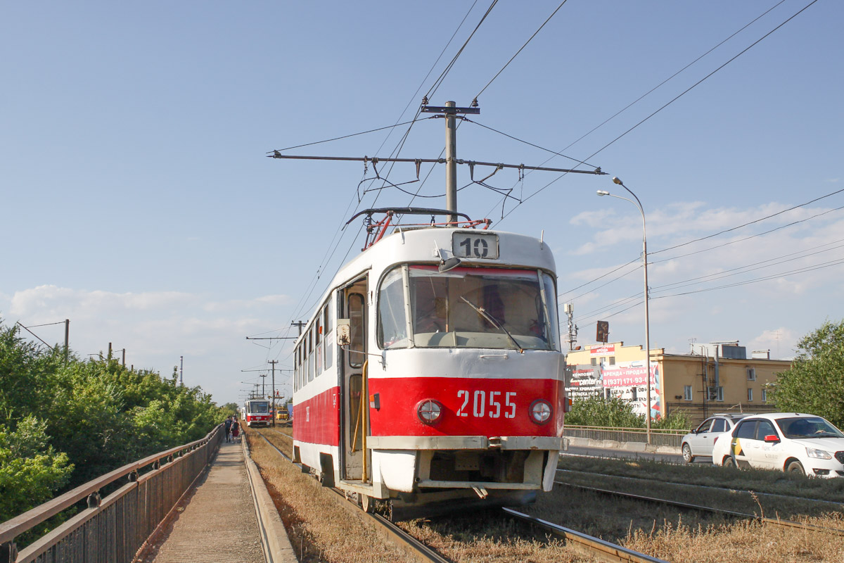 Самара, Tatra T3SU (двухдверная) № 2055; Самара — Происшествия