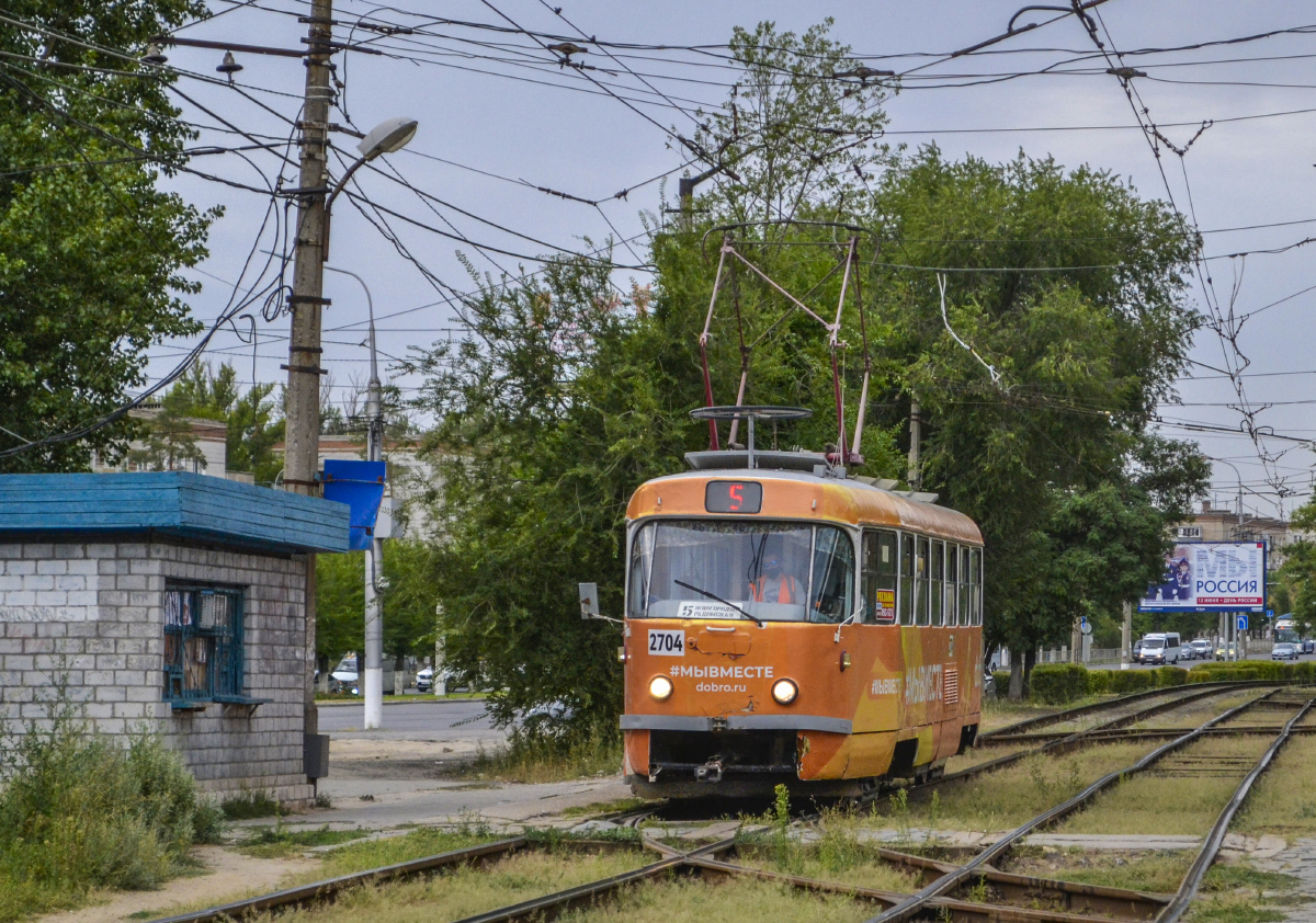 Volgograd, Tatra T3SU # 2704
