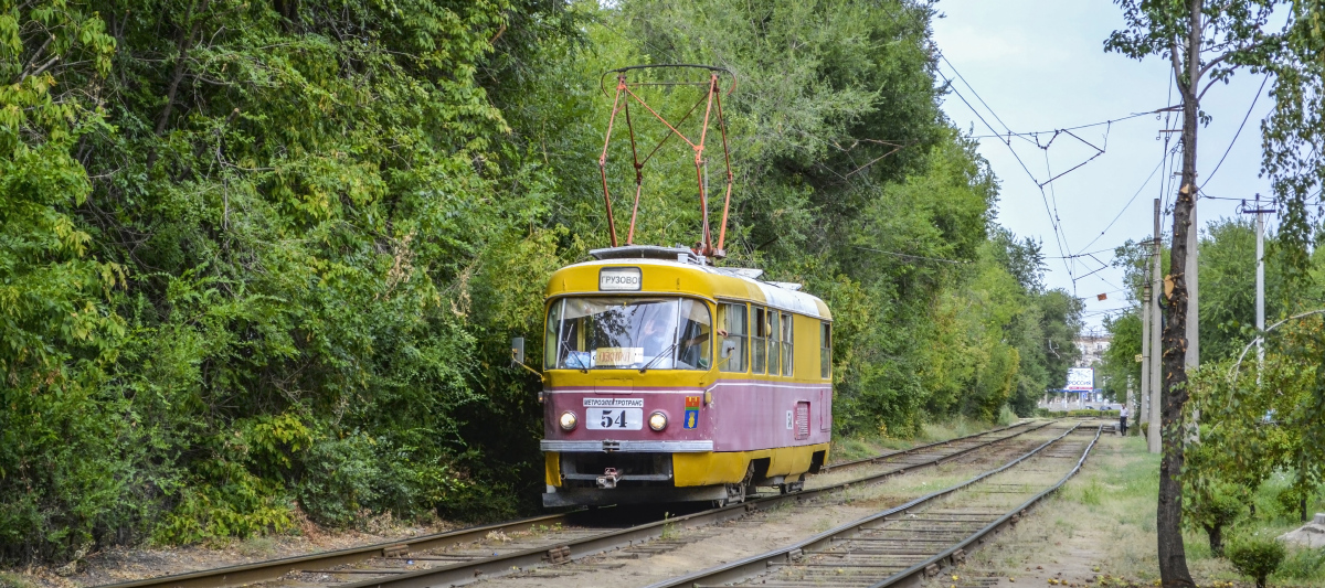 Волгоград, Tatra T3SU (двухдверная) № 54