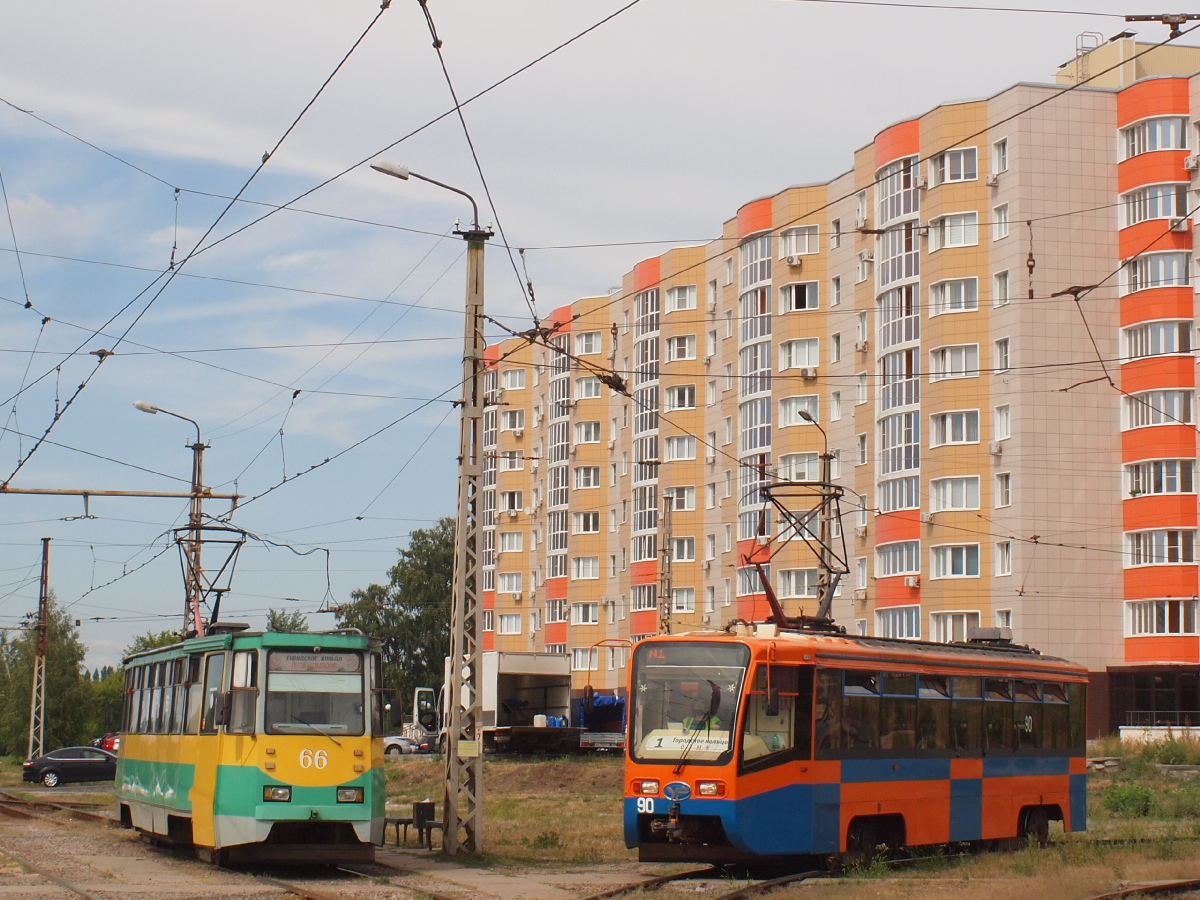Старый Оскол, 71-605 (КТМ-5М3) № 66; Старый Оскол, 71-619К № 90