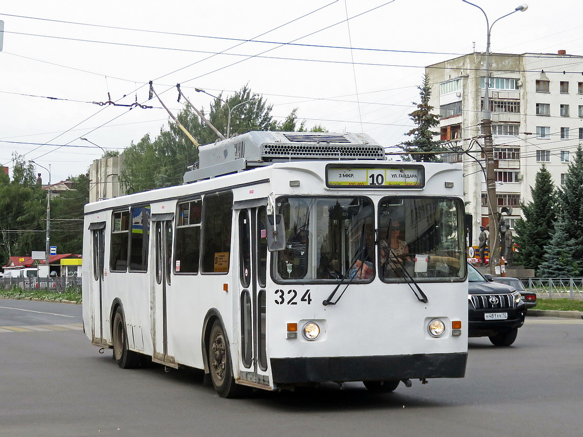 Йошкар-Ола, ЗиУ-682ГМ1 (с широкой передней дверью) № 324