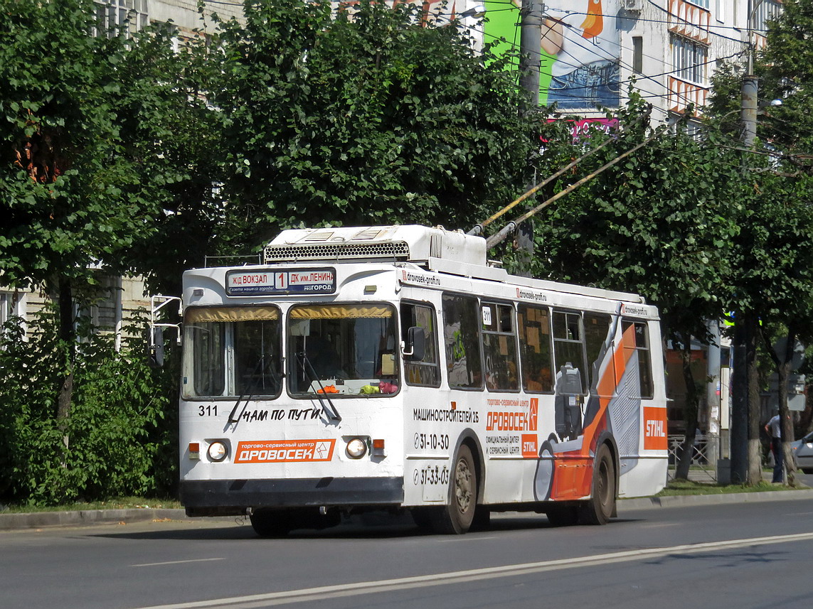 Йошкар-Ола, ЗиУ-682ГМ1 (с широкой передней дверью) № 311