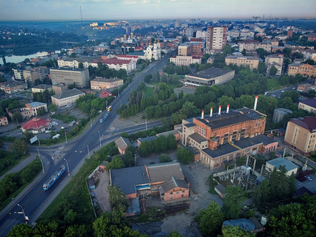 ვინნიცა — Electric transport Vinnitsa from a height