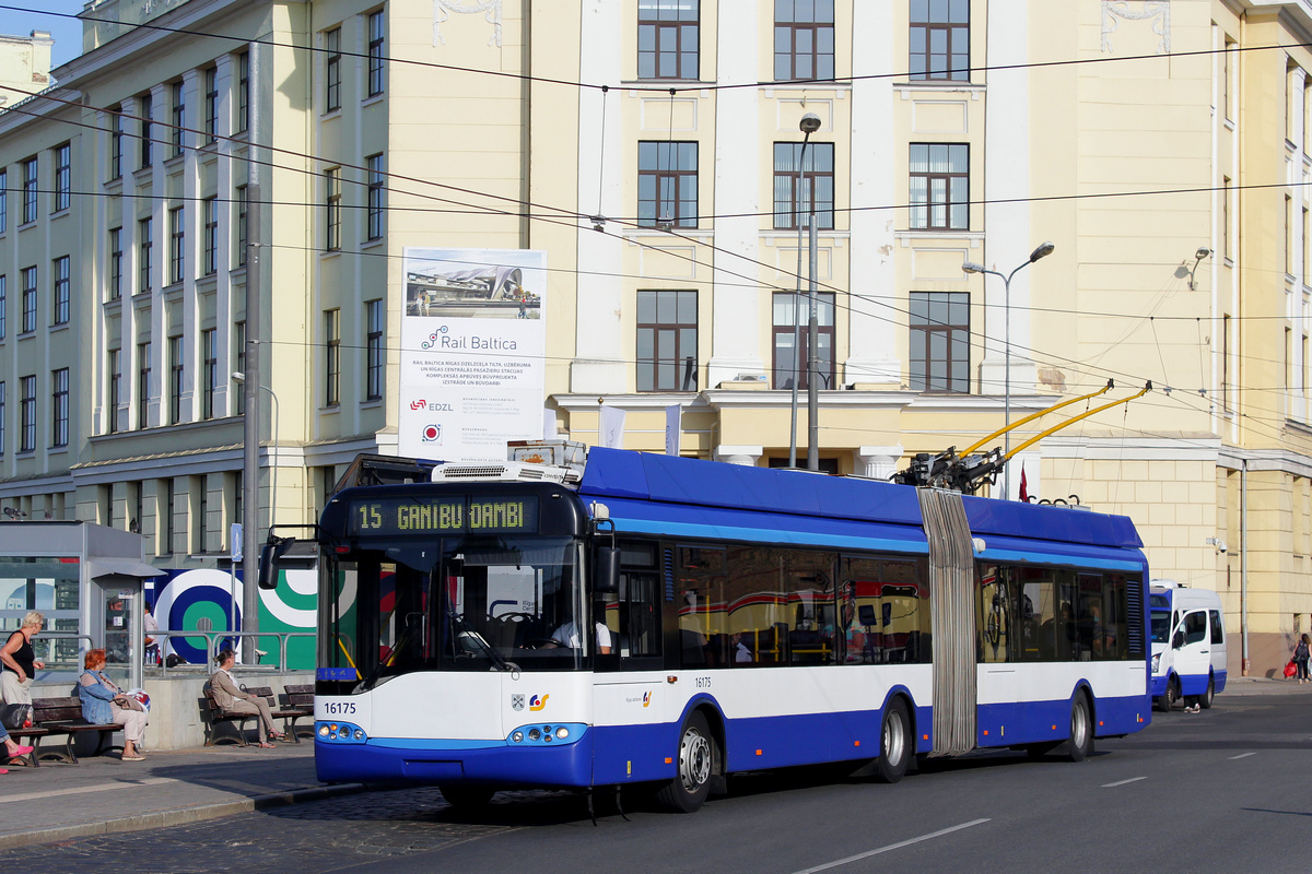 Рига, Solaris Trollino II 18 Ganz № 16175