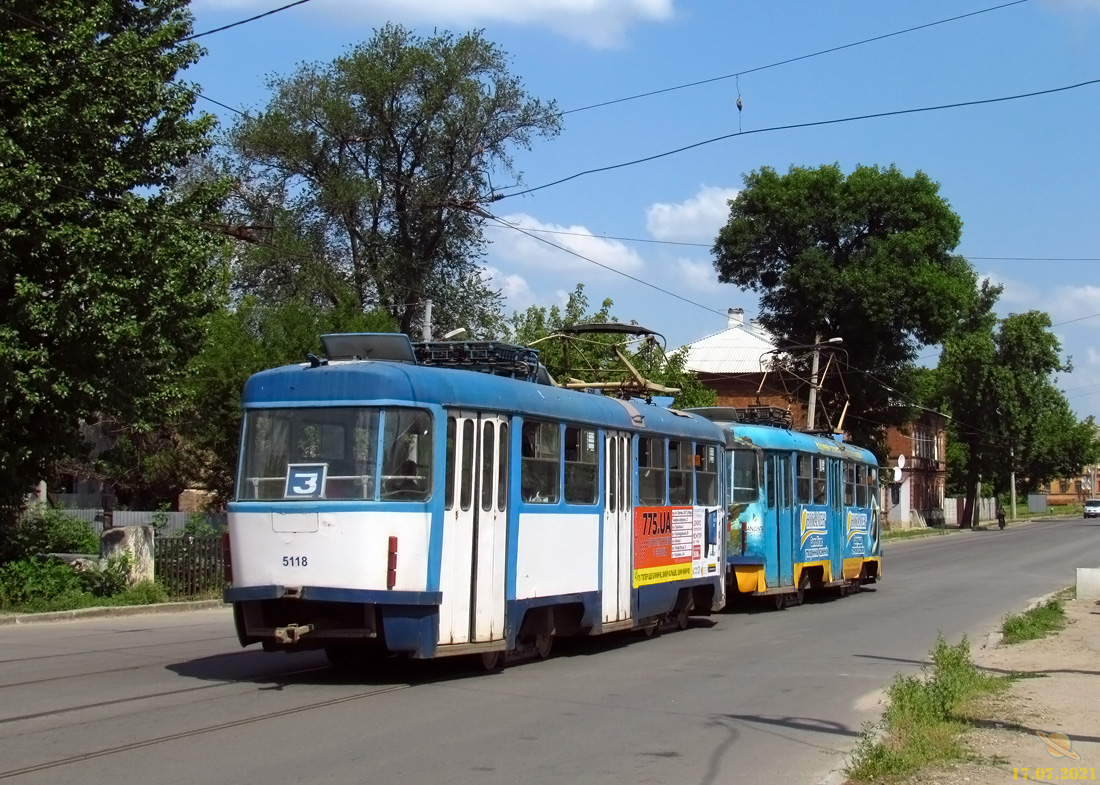 Харьков, Tatra T3A № 5118