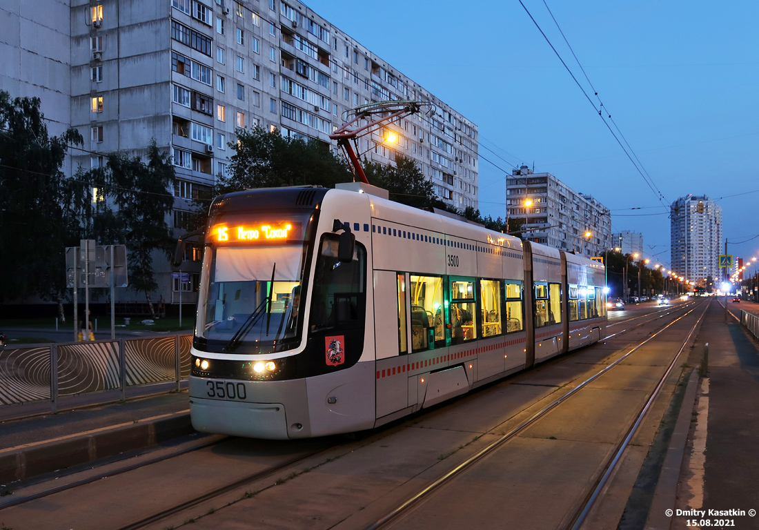 Москва, 71-414 (Pesa Fokstrot) № 3500