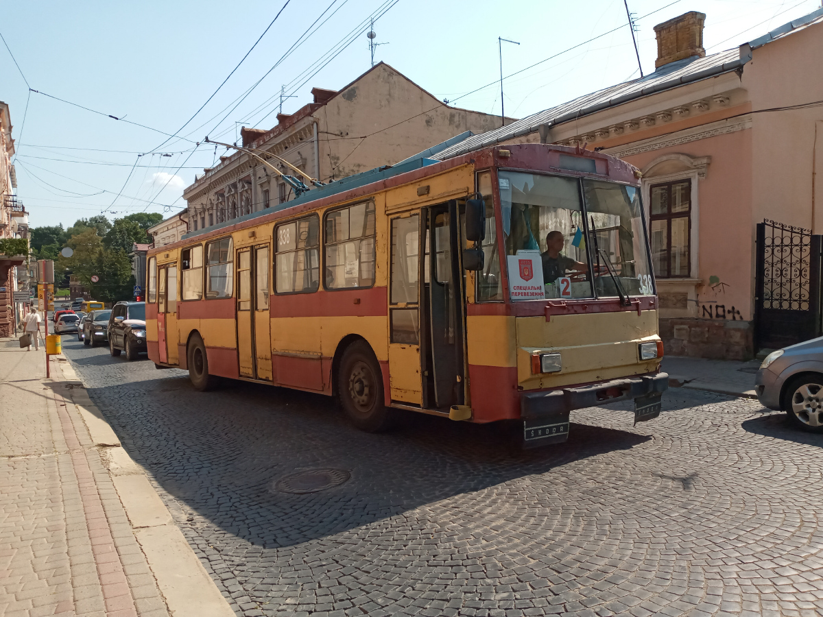 Черновцы, Škoda 14Tr07 № 338