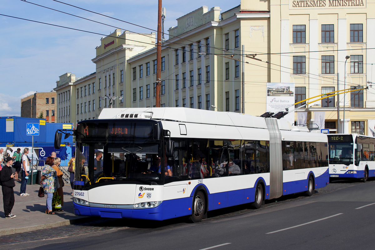 Рига, Škoda 27Tr Solaris III № 27602