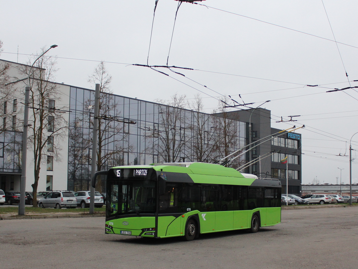 Каунас, Solaris Trollino IV 12 Medcom № 078