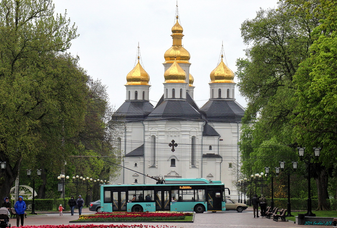 Černihiv, Etalon T12110 “Barvinok” Br. 506; Černihiv — Trolleybus lines