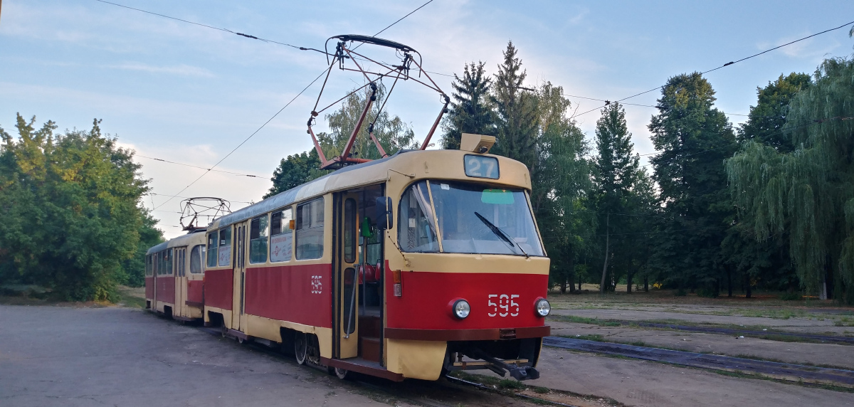Харьков, Tatra T3SU № 595