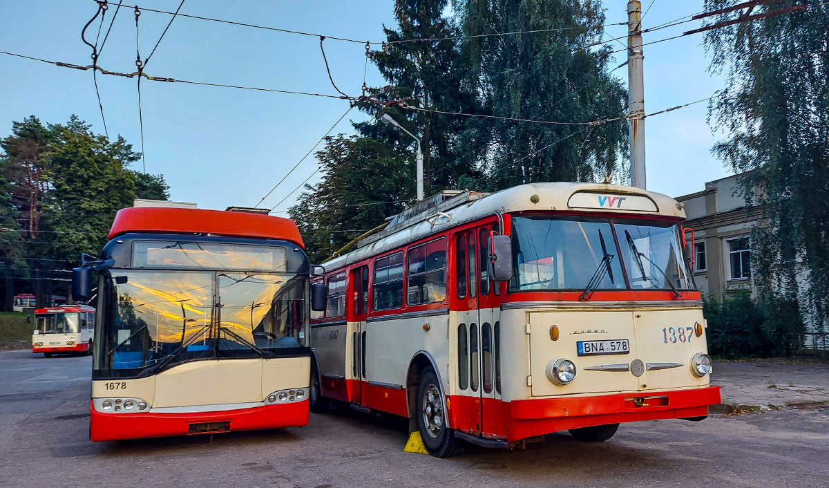 Вильнюс, Solaris Trollino II 15 AC № 1678