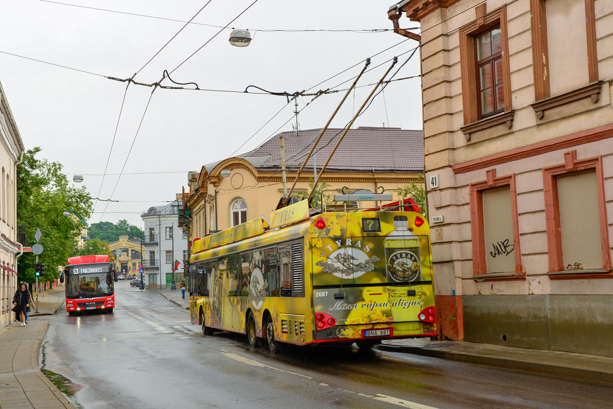 Вильнюс, Solaris Trollino II 15 AC № 2687