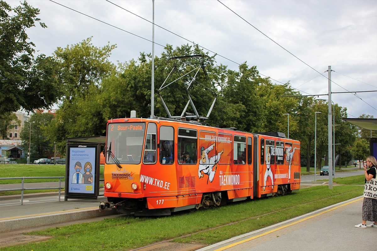 Таллин, Tatra KT4D № 177