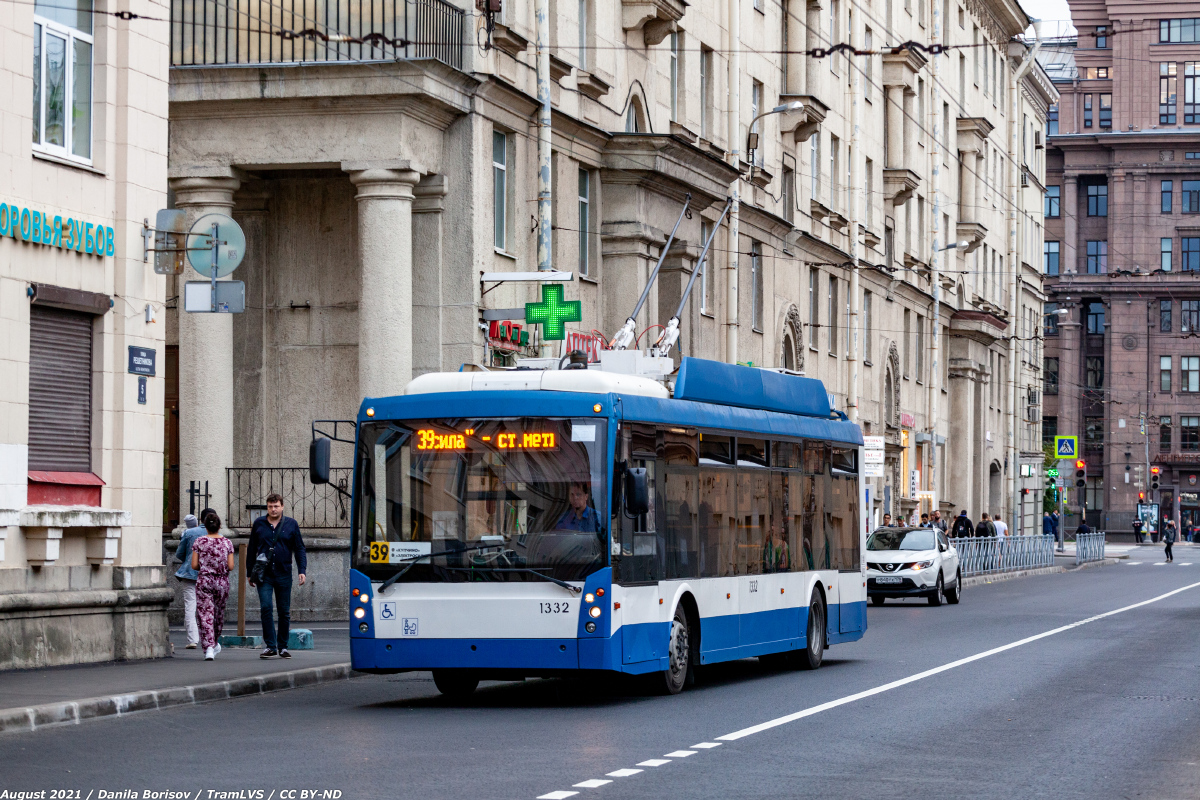 Санкт-Петербург, Тролза-5265.00 «Мегаполис» № 1332