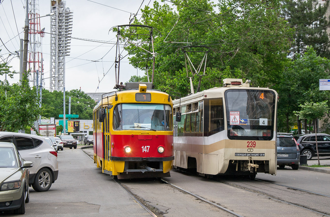 Краснодар, Tatra T3SU № 147