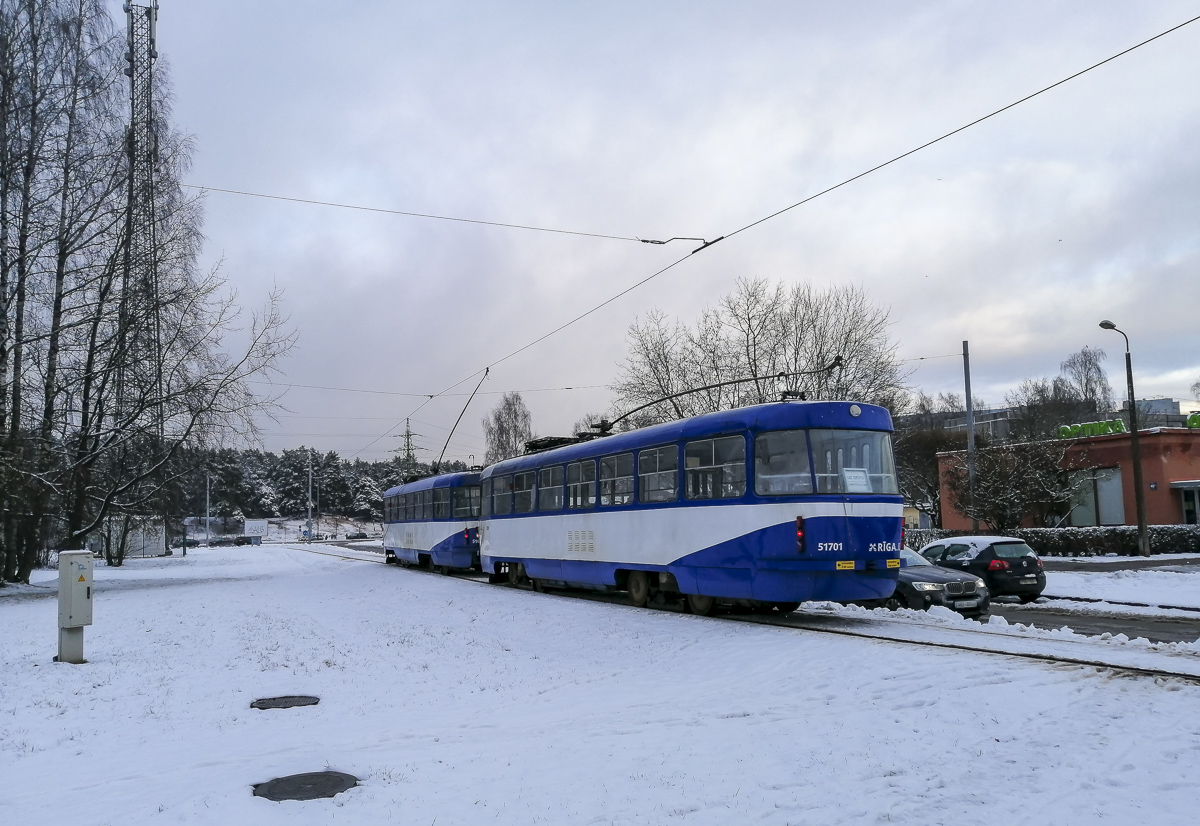 Рига, Tatra T3A № 51701