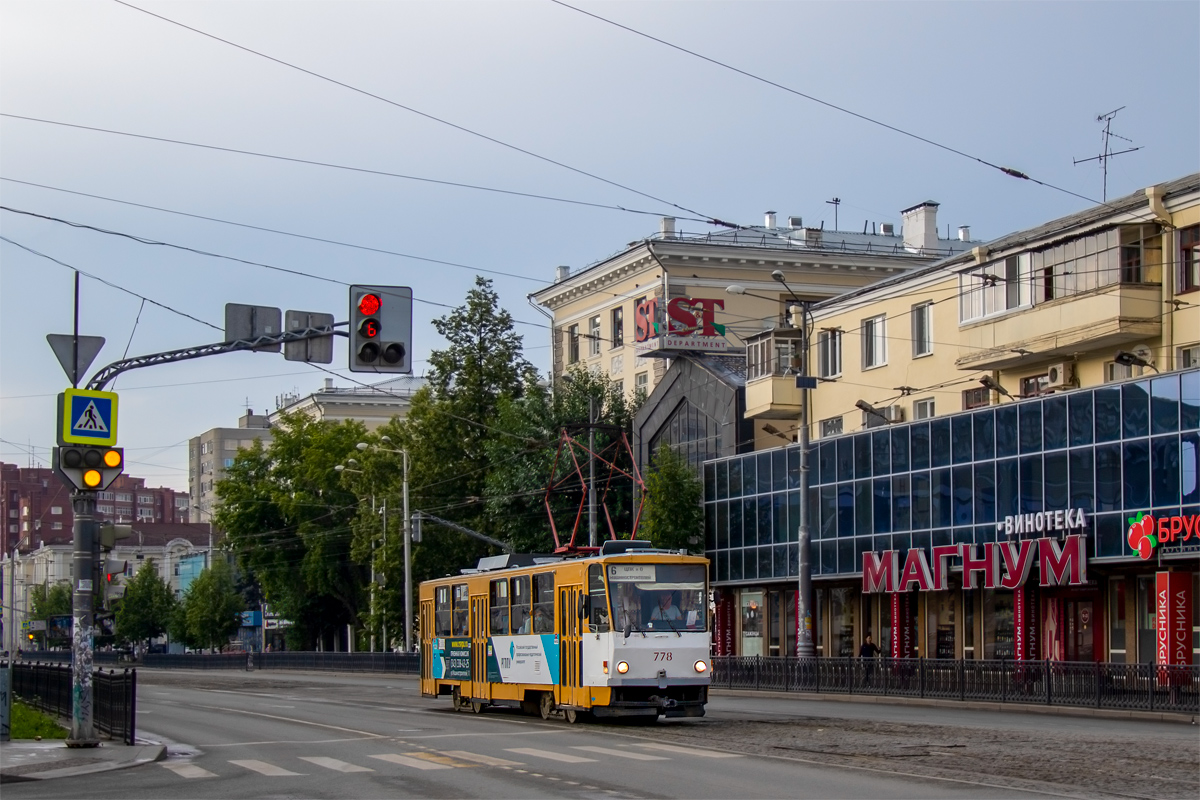 Екатеринбург, Tatra T6B5SU № 778