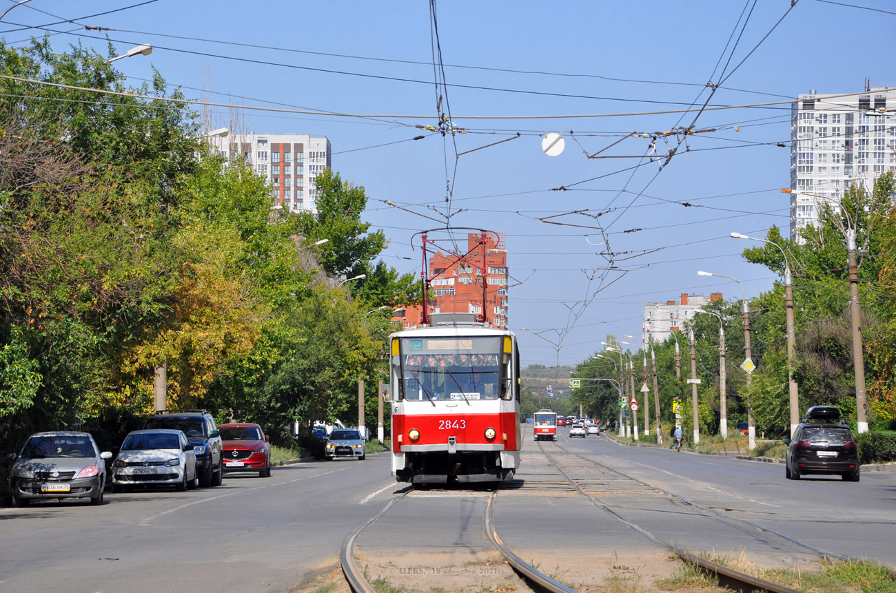 Волгоград, Tatra T6B5SU № 2843