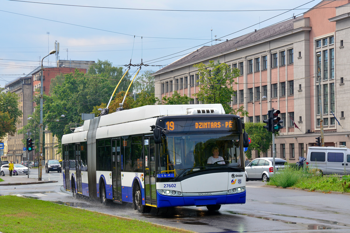 Рига, Škoda 27Tr Solaris III № 27602