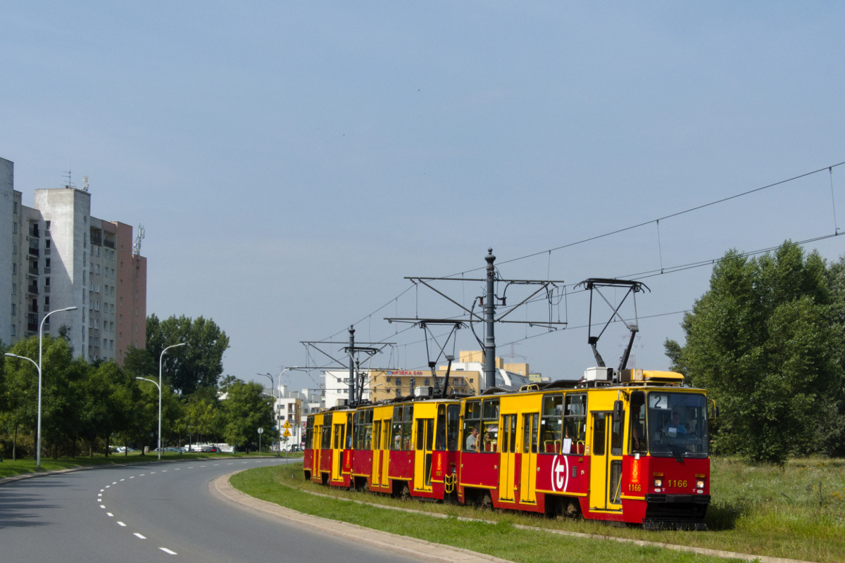 Варшава, Konstal 105Na № 1166
