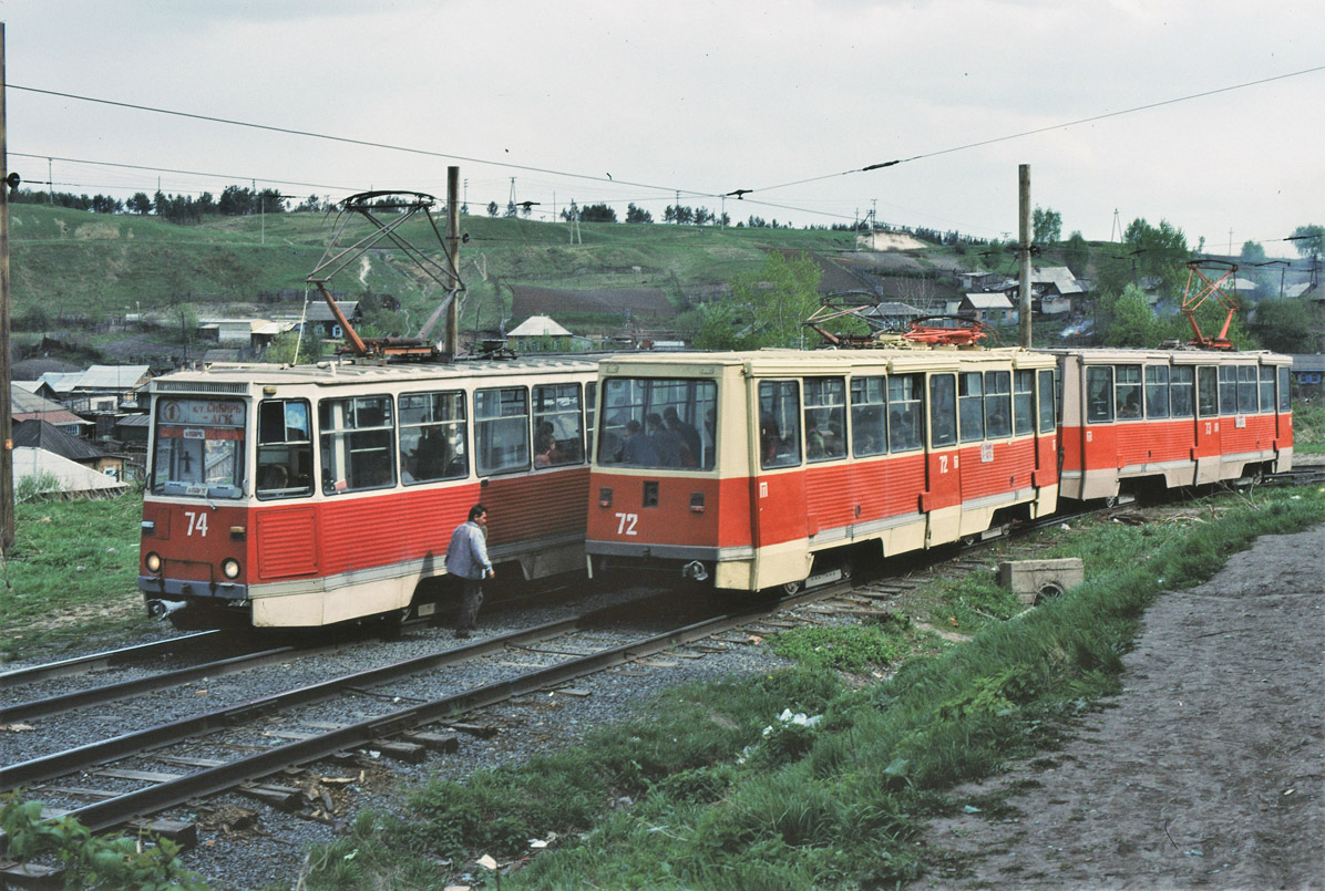 Ачинск, 71-605 (КТМ-5М3) № 74; Ачинск, 71-605 (КТМ-5М3) № 72