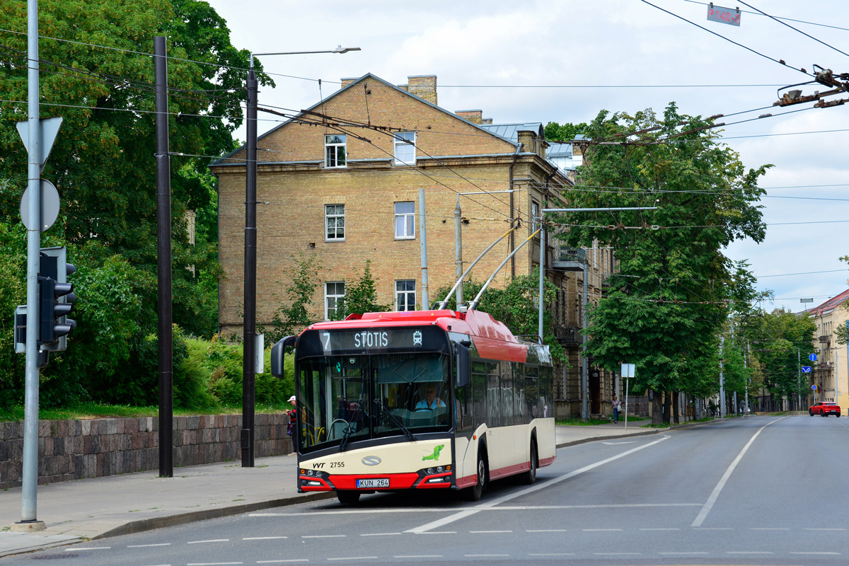 Вильнюс, Solaris Trollino IV 12 Škoda № 2755