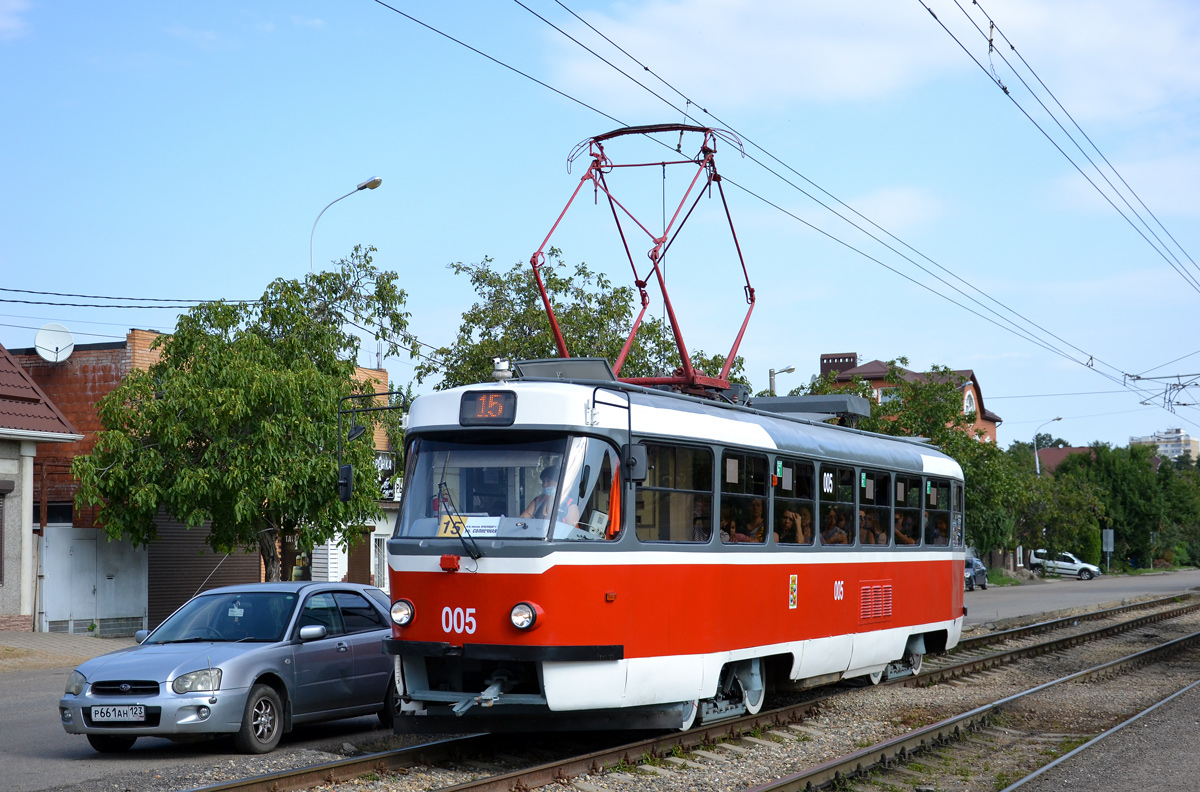 Краснодар, Tatra T3SU КВР МРПС № 005