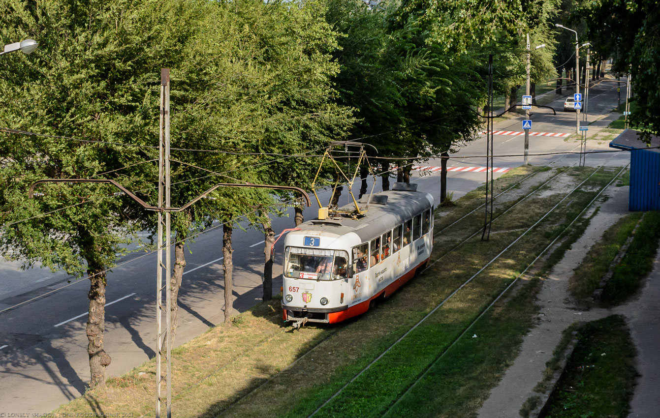 Каменское, Tatra T3SUCS № 657