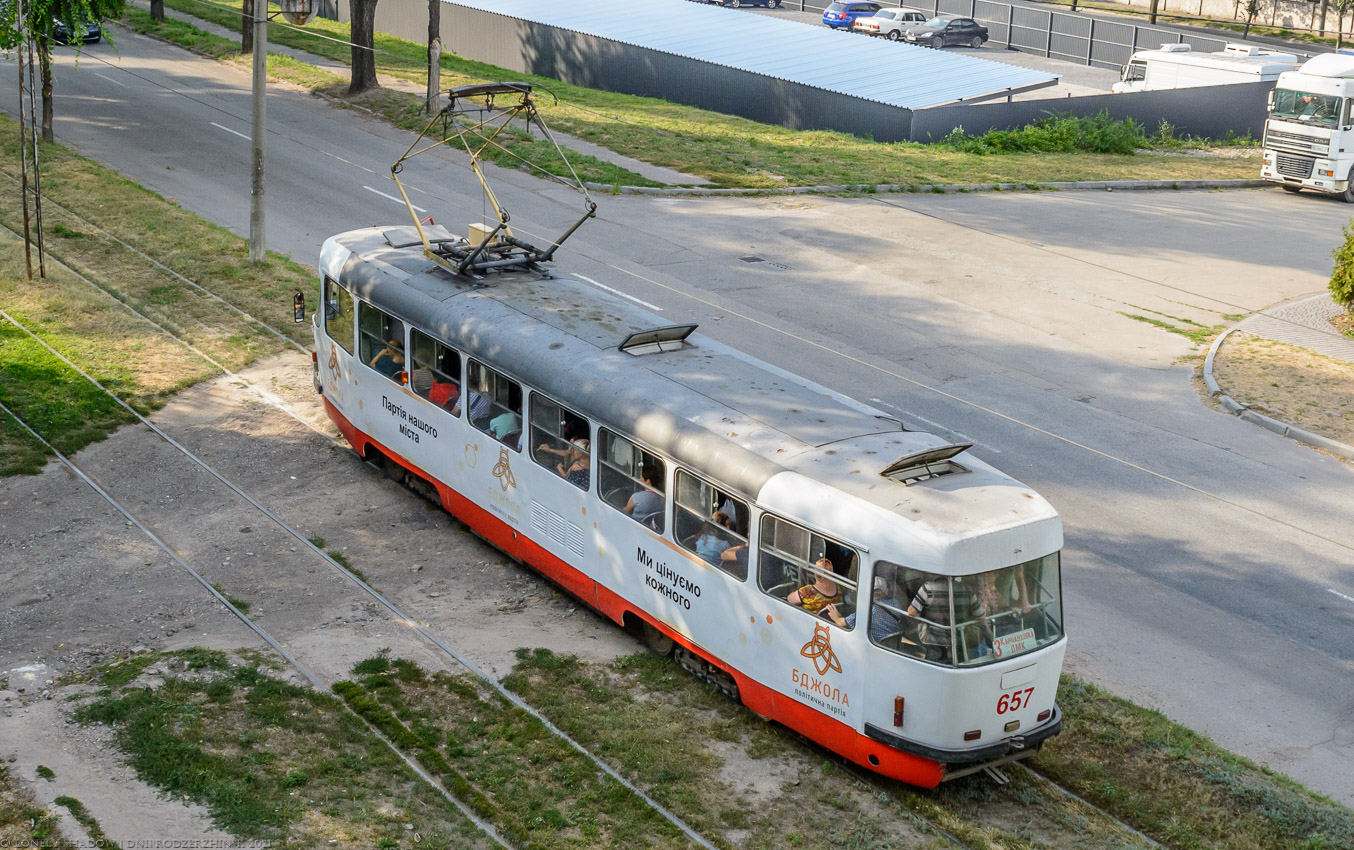 Каменское, Tatra T3SUCS № 657