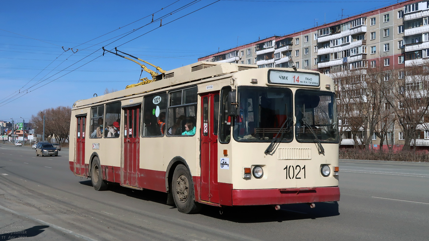 Челябинск, ЗиУ-682Г-016 (017) № 1021
