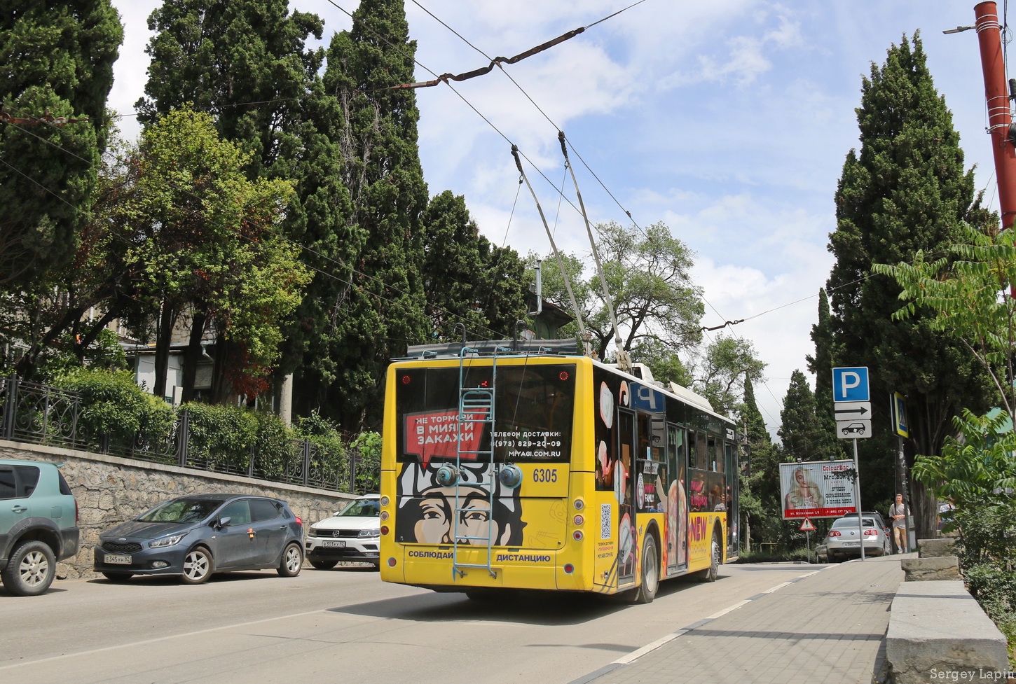 Крымский троллейбус, Богдан Т60111 № 6305