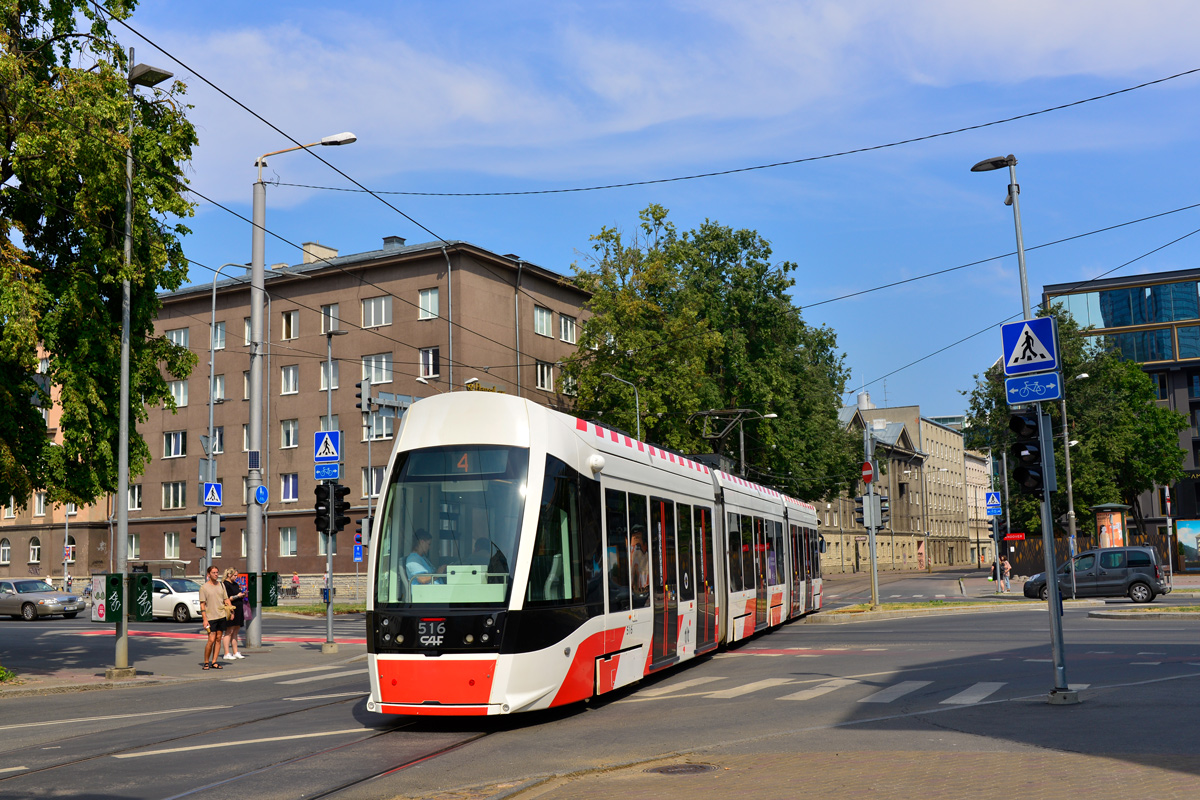 Таллин, CAF Urbos AXL № 516