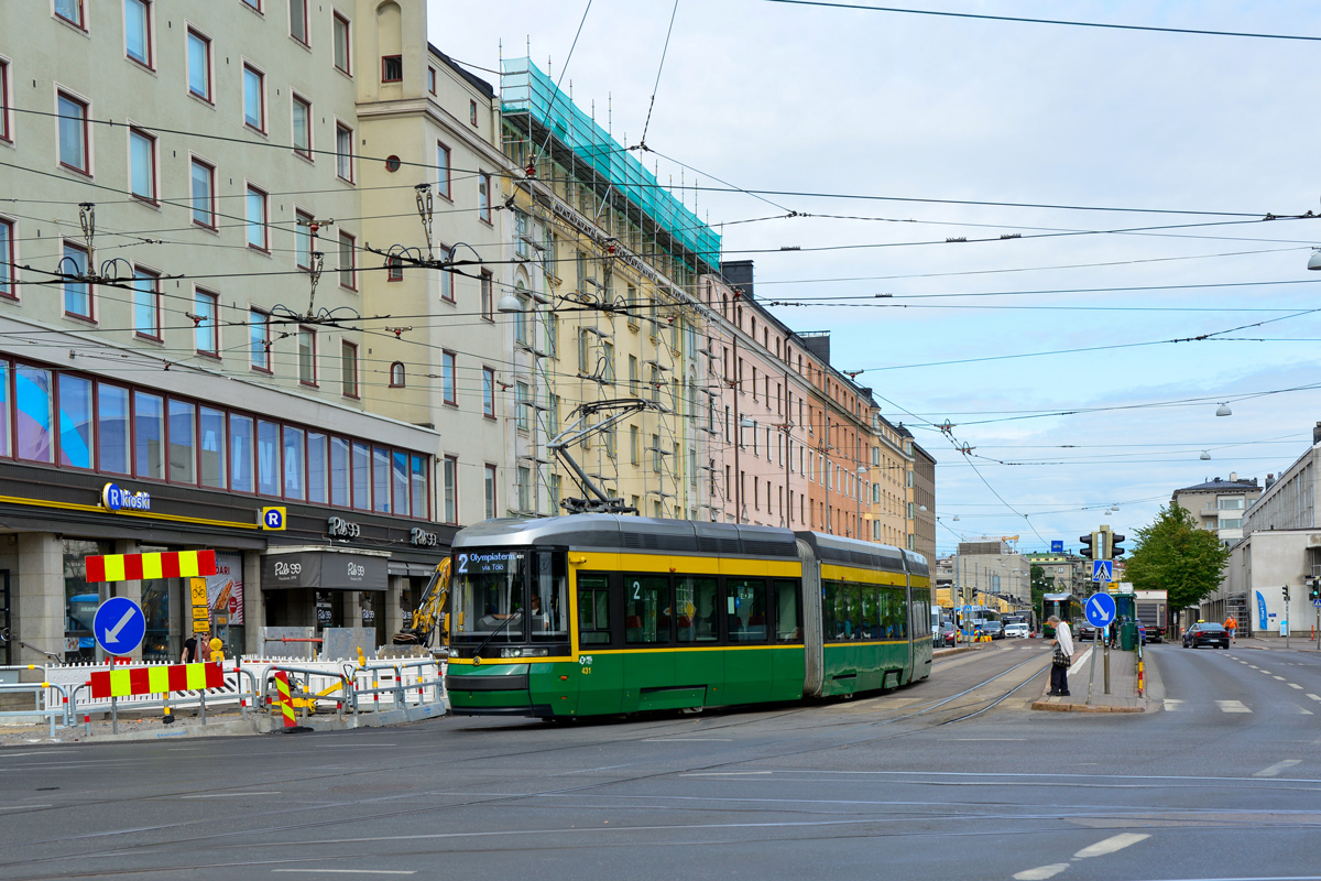 Хельсинки — Эспоо, Škoda ForCity Smart Artic MLNRV3 № 431