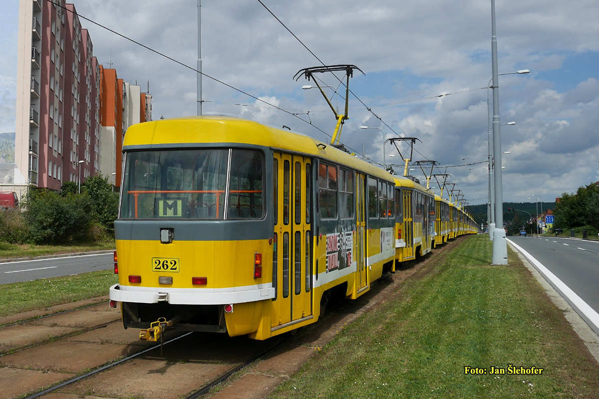 Пльзень, Tatra T3R.P № 262; Пльзень — Трамвайные линии и инфраструктура