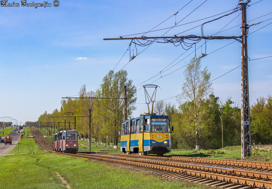 Старый Оскол, 71-605 (КТМ-5М3) № 65; Старый Оскол, 71-605 (КТМ-5М3) № 64