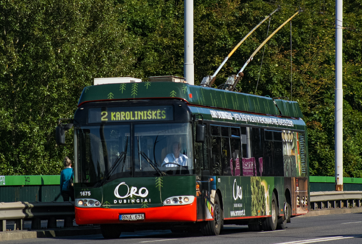 Vilna, Solaris Trollino II 15 AC # 1675; Vilna — Planned service disruptions (detours)